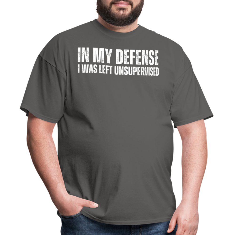 In My Defense Unisex Classic T-Shirt - charcoal