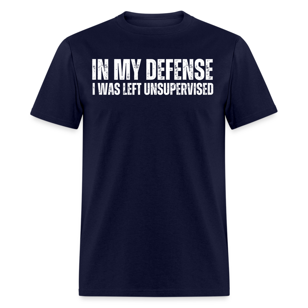 In My Defense Unisex Classic T-Shirt - navy