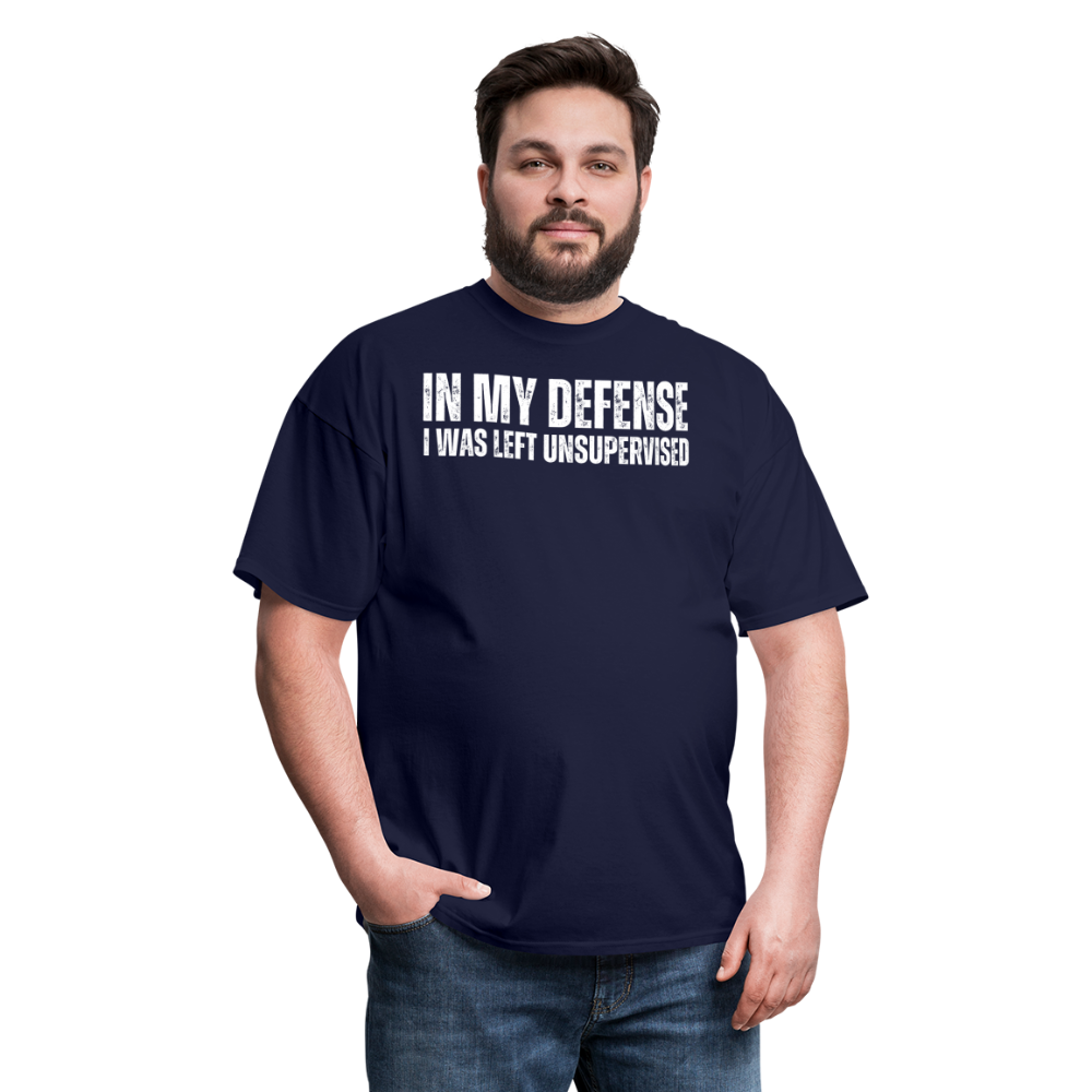 In My Defense Unisex Classic T-Shirt - navy