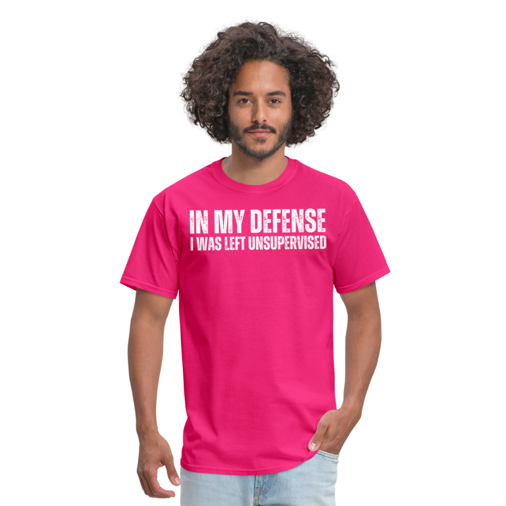 In My Defense Unisex Classic T-Shirt - fuchsia