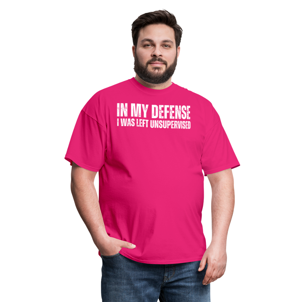 In My Defense Unisex Classic T-Shirt - fuchsia