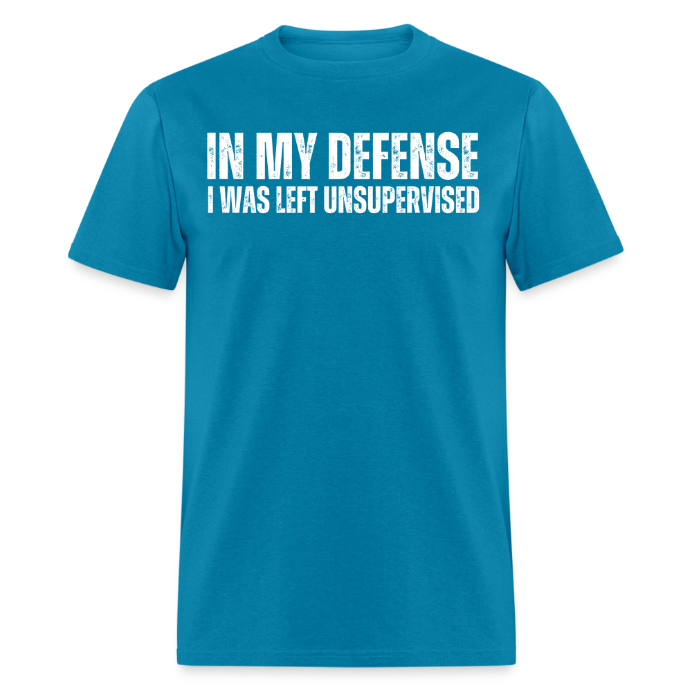 In My Defense Unisex Classic T-Shirt - turquoise