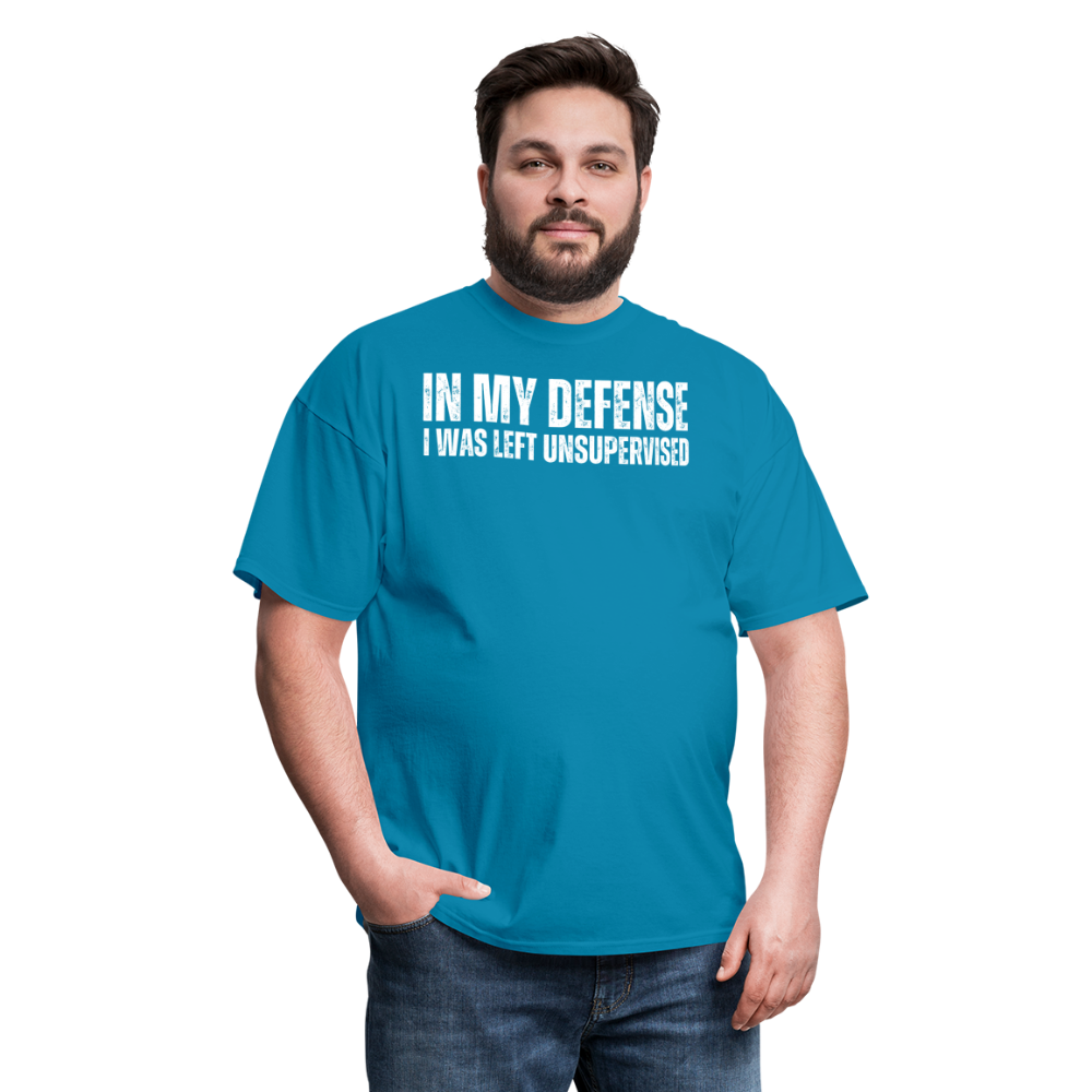 In My Defense Unisex Classic T-Shirt - turquoise