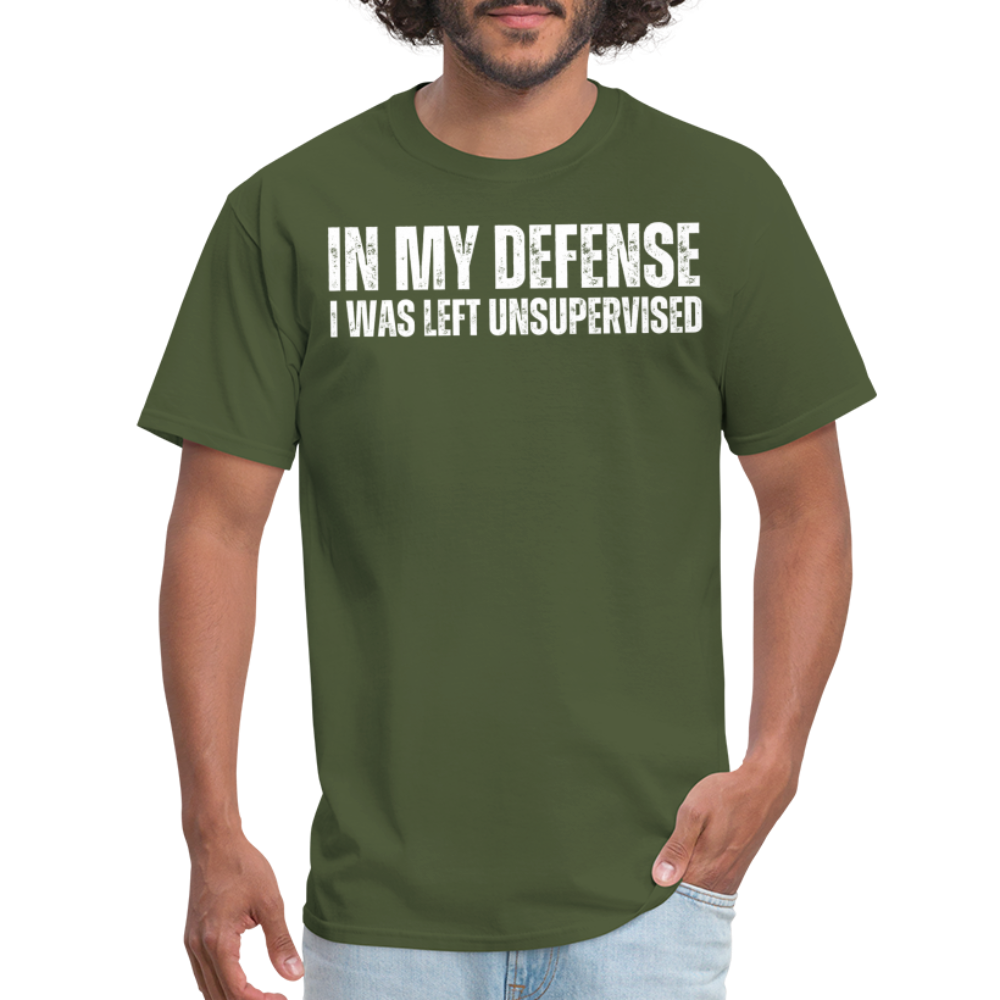 In My Defense Unisex Classic T-Shirt - military green