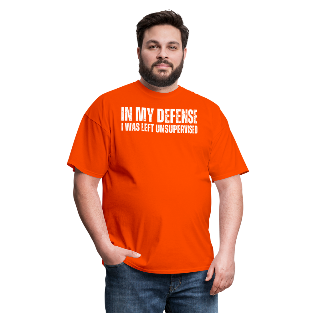 In My Defense Unisex Classic T-Shirt - orange