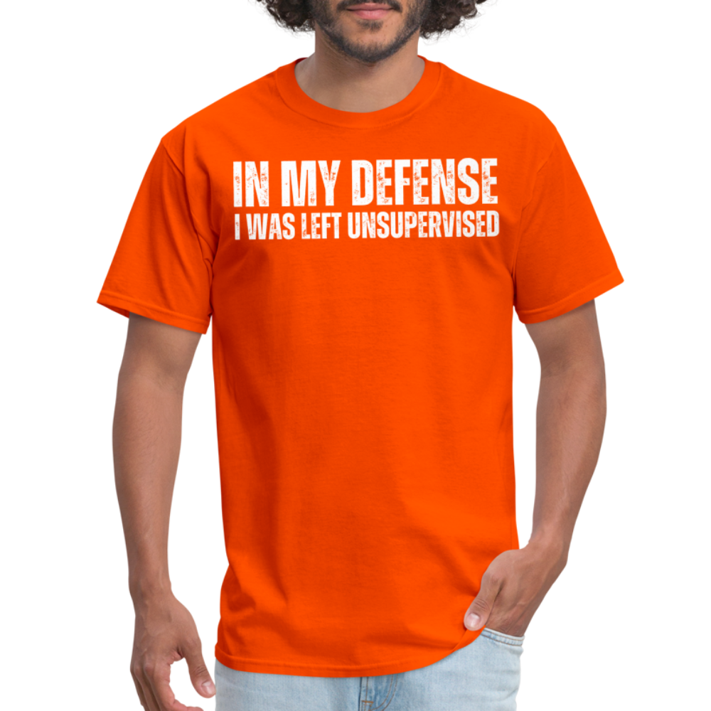 In My Defense Unisex Classic T-Shirt - orange