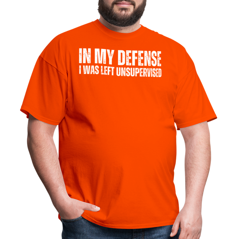 In My Defense Unisex Classic T-Shirt - orange