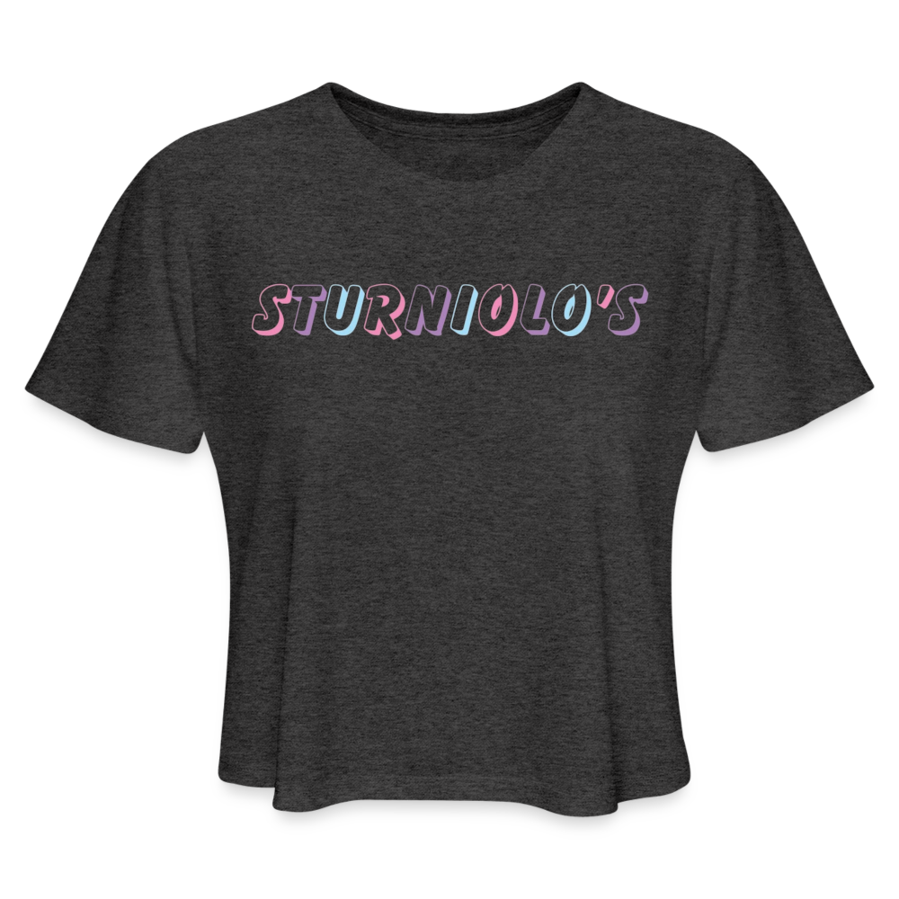 Sturniolo Triplets Women's Crop Top - deep heather