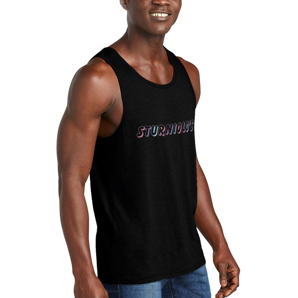 Sturniolo Triplets Unisex Tri-Blend Organic Tank - black