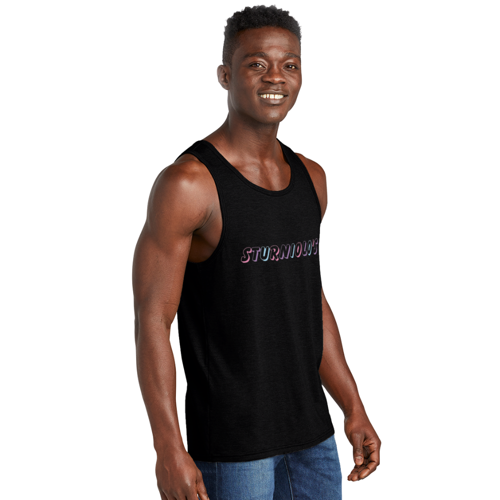 Sturniolo Triplets Unisex Tri-Blend Organic Tank - black