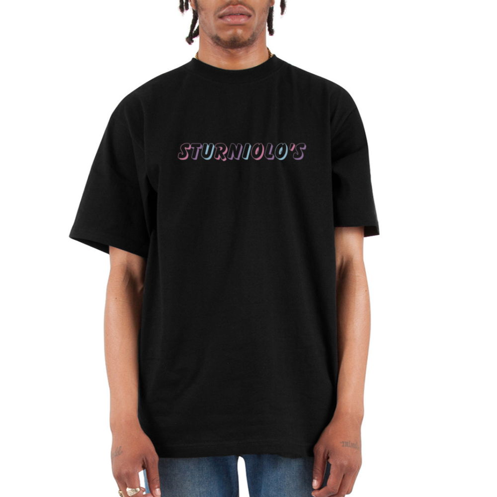 Sturniolo Triplets Unisex Oversized Heavyweight T-Shirt - black