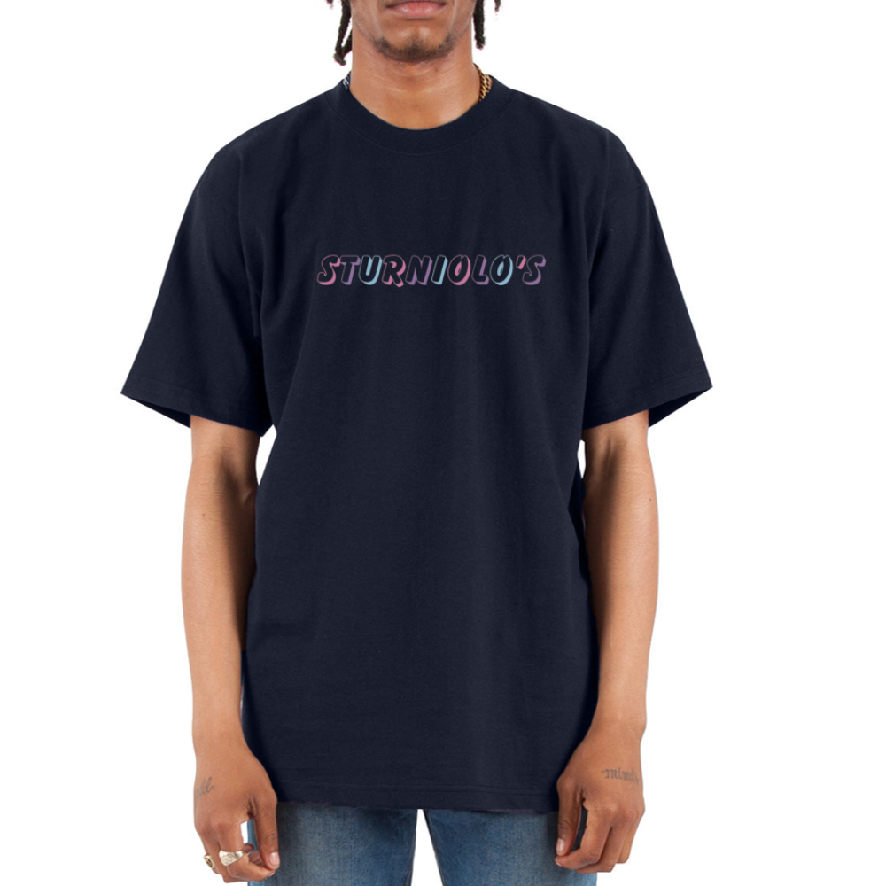 Sturniolo Triplets Unisex Oversized Heavyweight T-Shirt - navy
