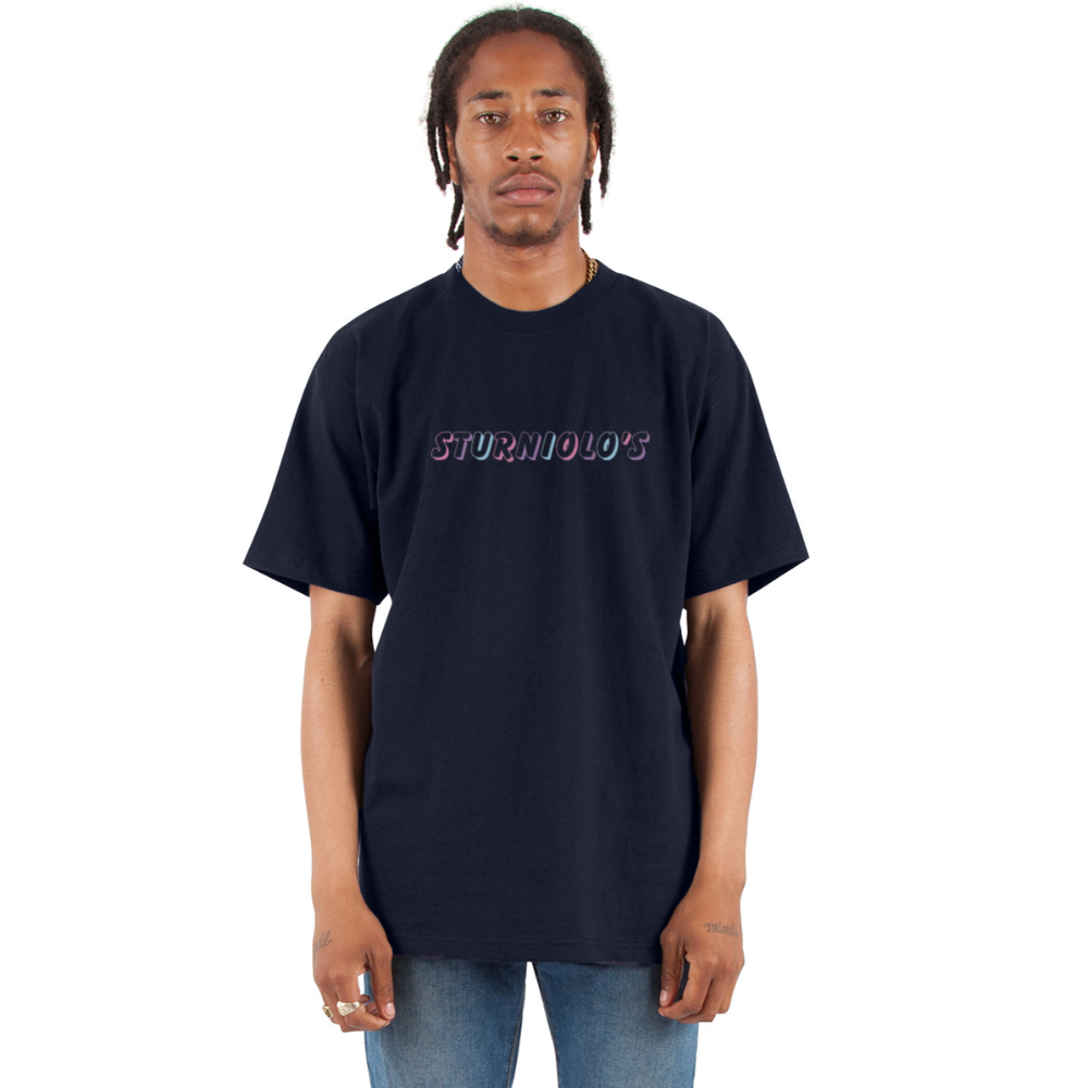 Sturniolo Triplets Unisex Oversized Heavyweight T-Shirt - navy