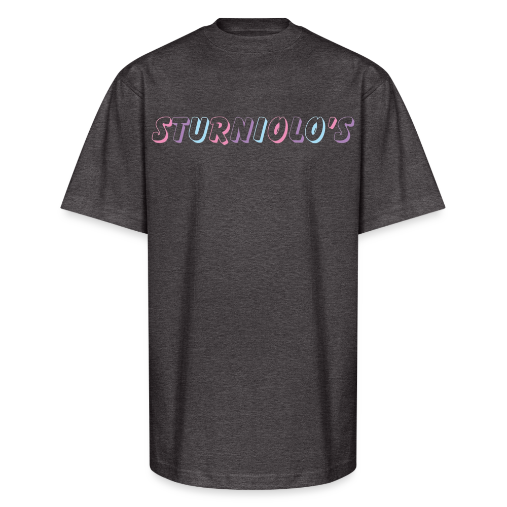 Sturniolo Triplets Unisex Oversized Heavyweight T-Shirt - charcoal grey