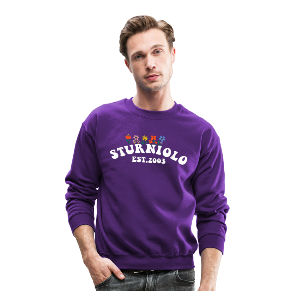 Sturniolo Triplets Unisex Crewneck Sweatshirt - purple