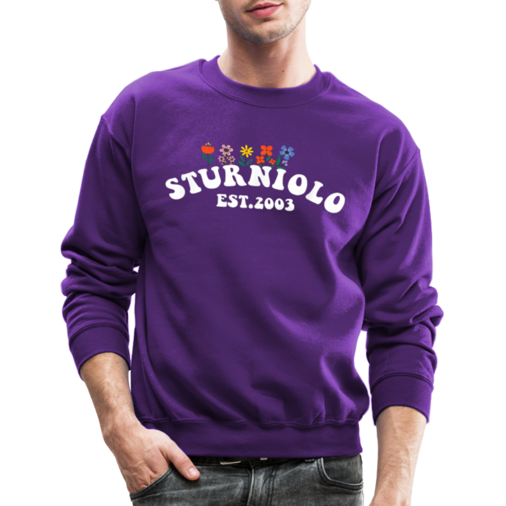Sturniolo Triplets Unisex Crewneck Sweatshirt - purple
