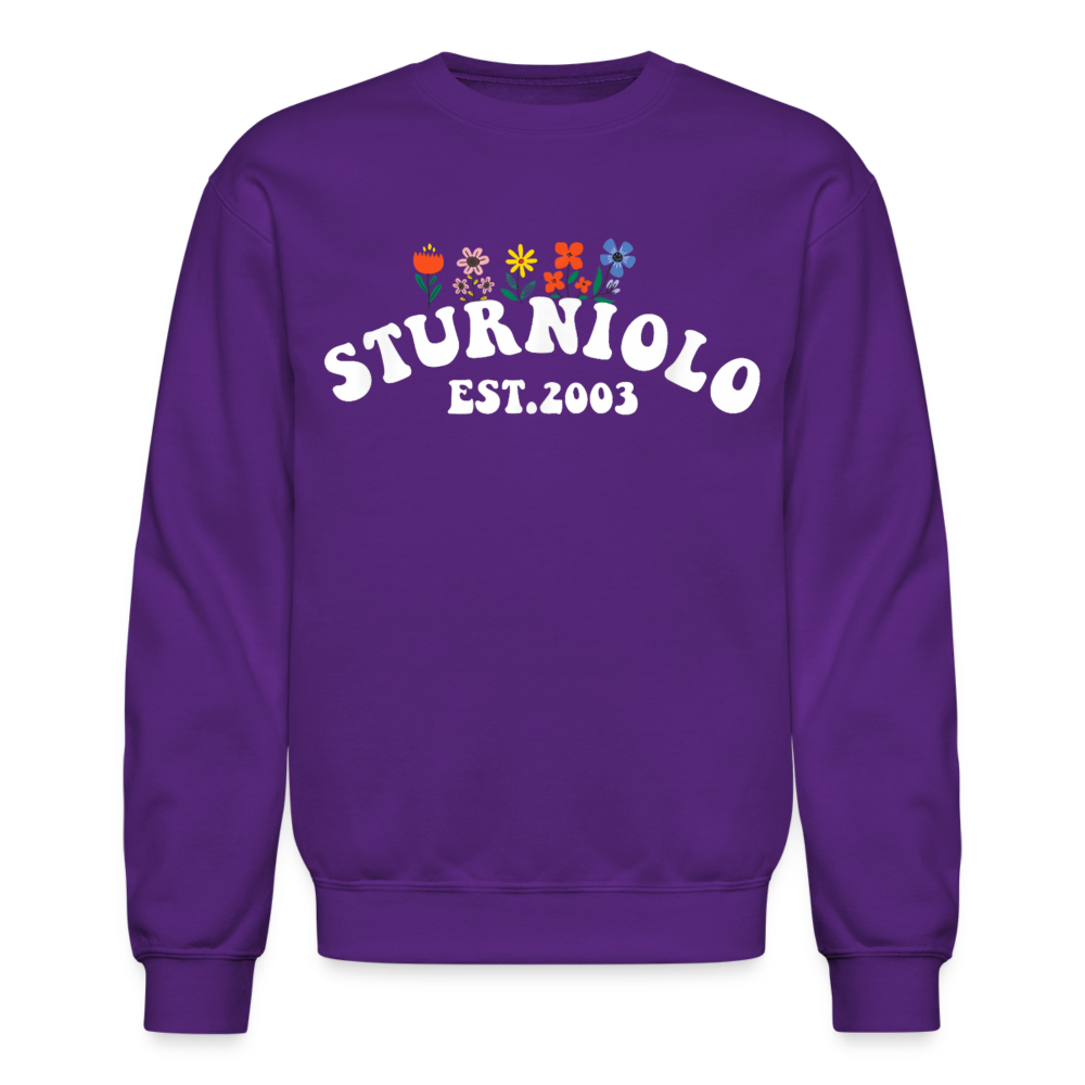 Sturniolo Triplets Unisex Crewneck Sweatshirt - purple