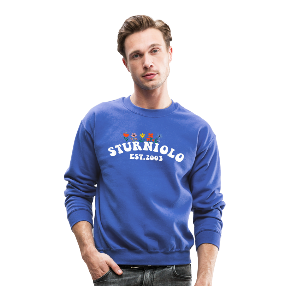 Sturniolo Triplets Unisex Crewneck Sweatshirt - royal blue