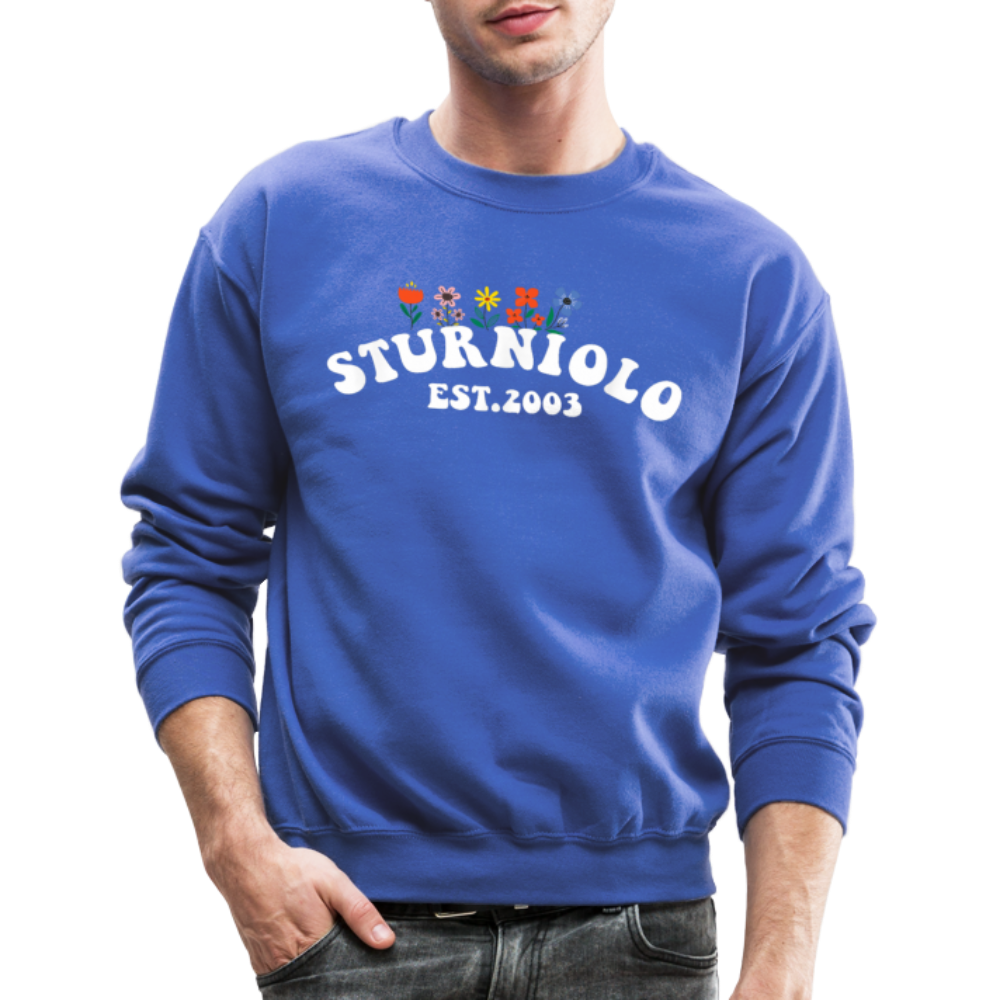 Sturniolo Triplets Unisex Crewneck Sweatshirt - royal blue