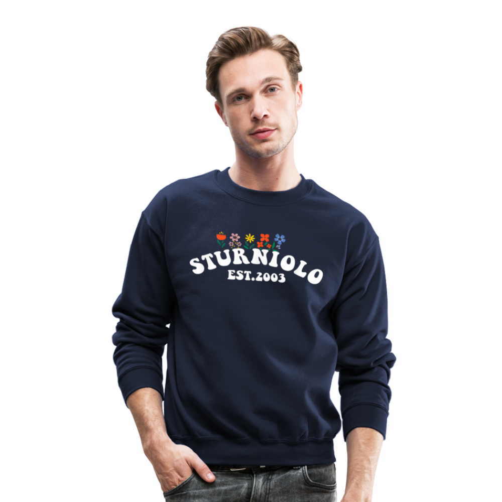 Sturniolo Triplets Unisex Crewneck Sweatshirt - navy