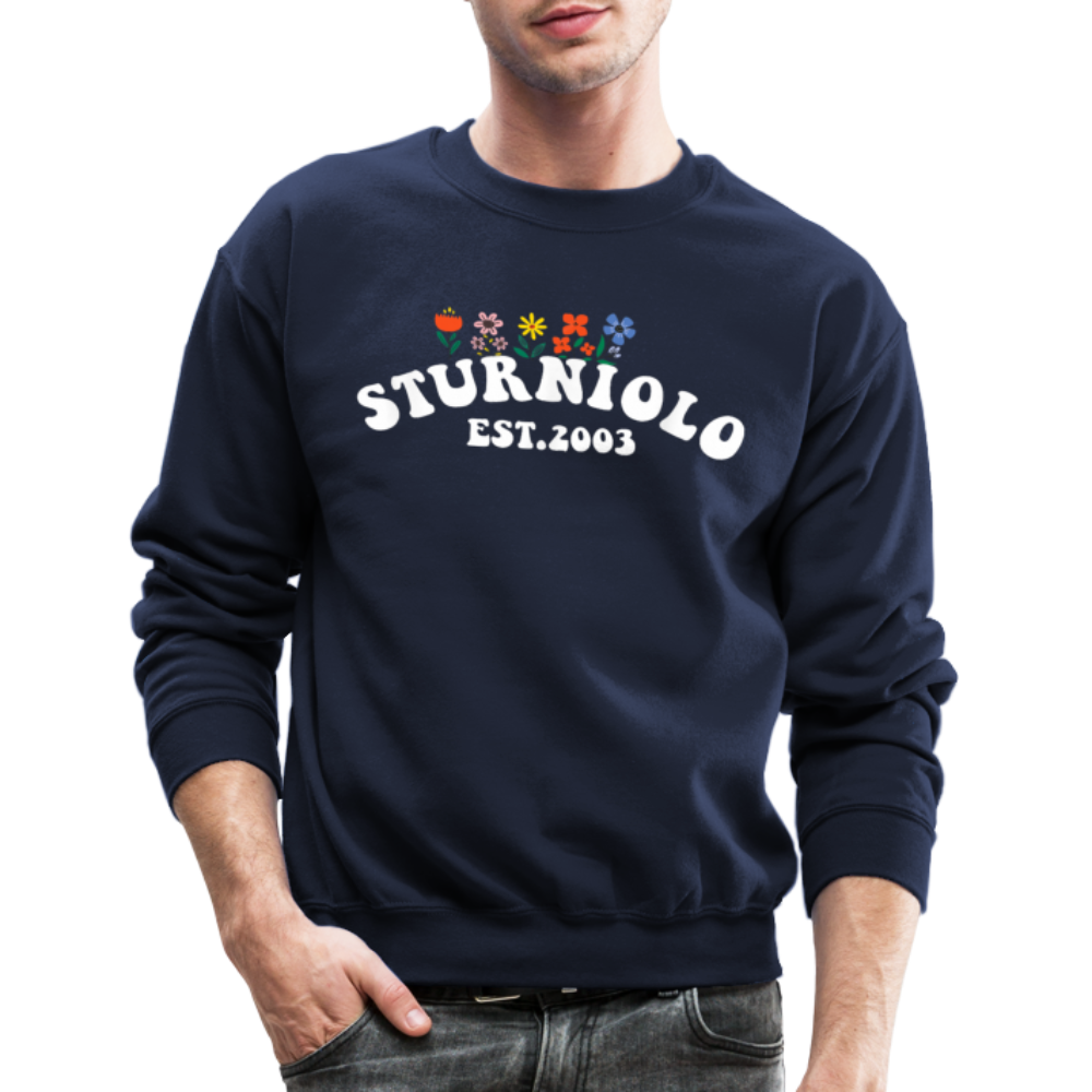 Sturniolo Triplets Unisex Crewneck Sweatshirt - navy