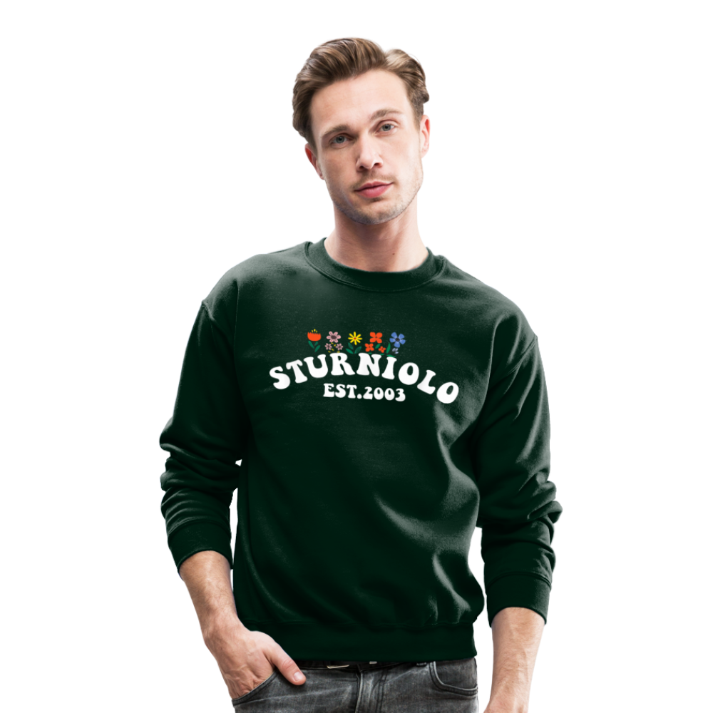 Sturniolo Triplets Unisex Crewneck Sweatshirt - forest green