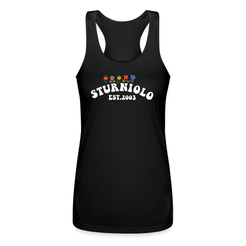 Sturniolo Triplets Women’s Performance Racerback Tank - black