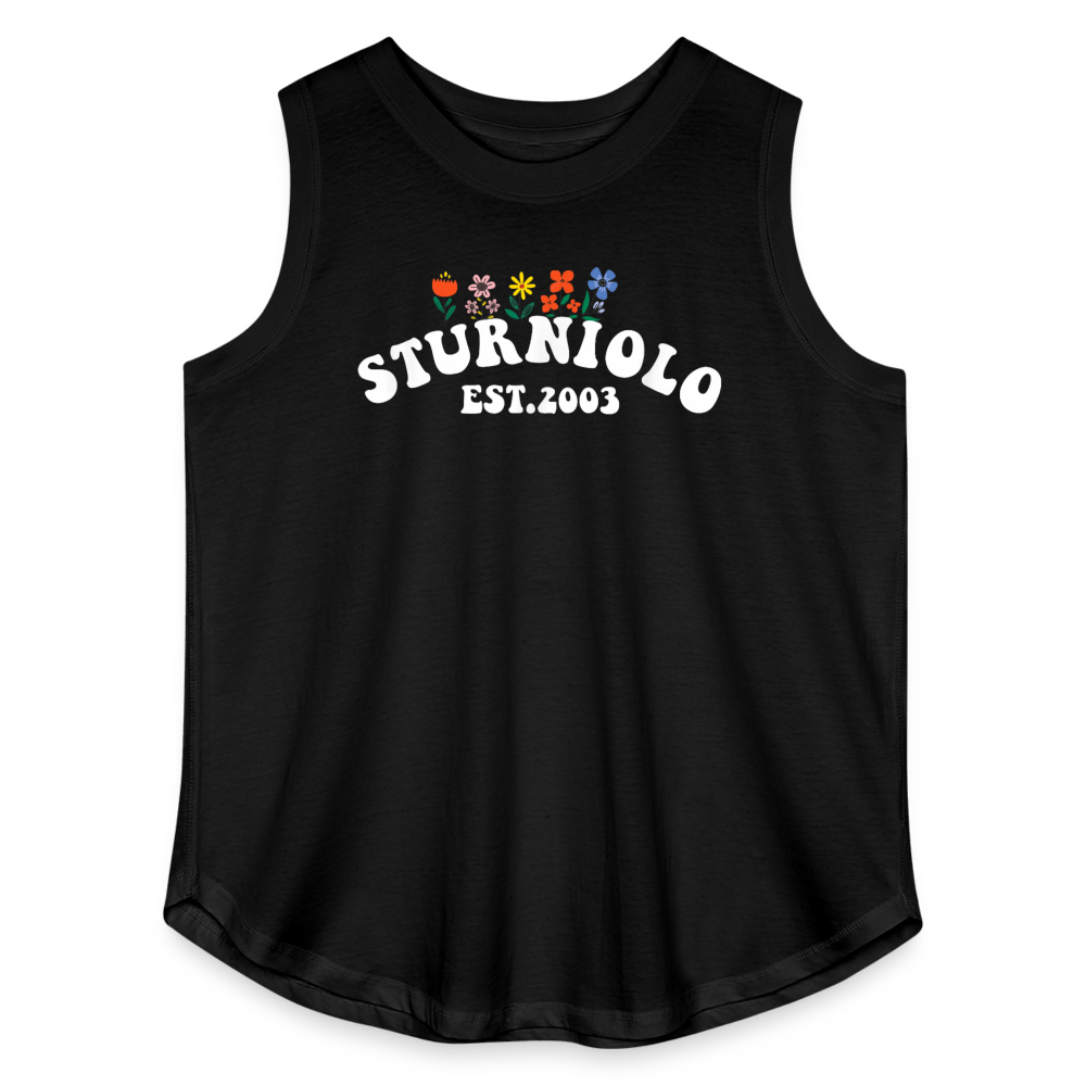 Sturniolo Triplets Women's Curvy Relaxed Tank - black