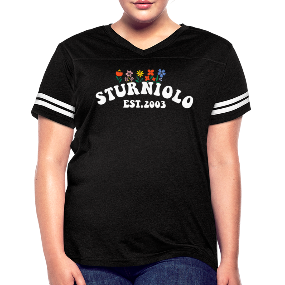 Sturniolo Triplets Women’s Vintage Sport T-Shirt - black/white
