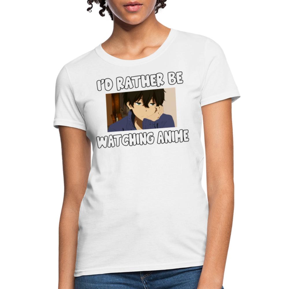 I'd Rather Be Watching Anime Women's T-Shirt