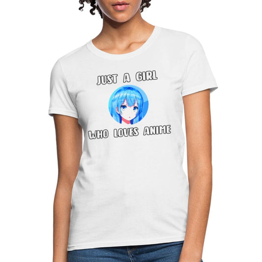 Just A Girl Who Loves Anime Women's T-Shirt