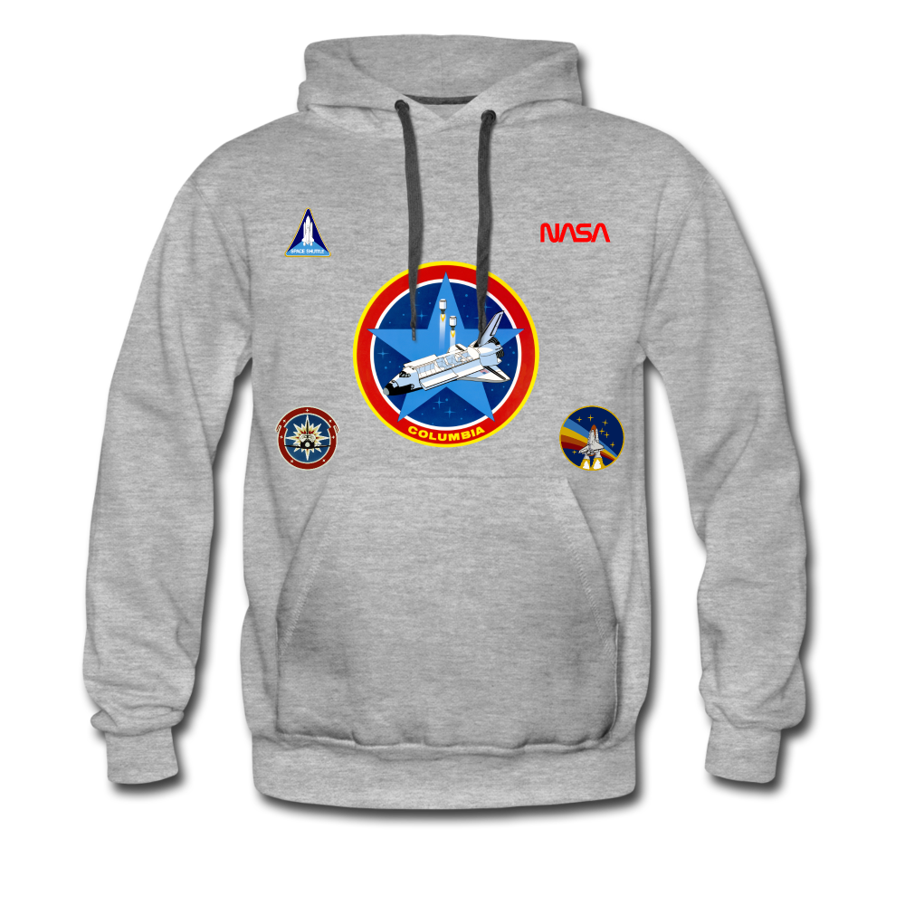 NASA Shuttle Program Hoodie - heather gray