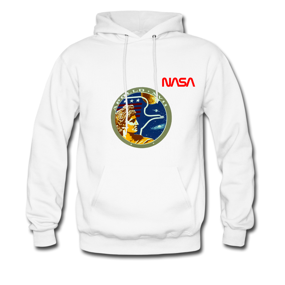 NASA Apollo 17 Hoodie - white