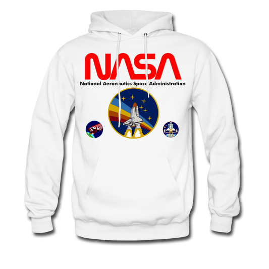 NASA Multi-patch Hoodie - white