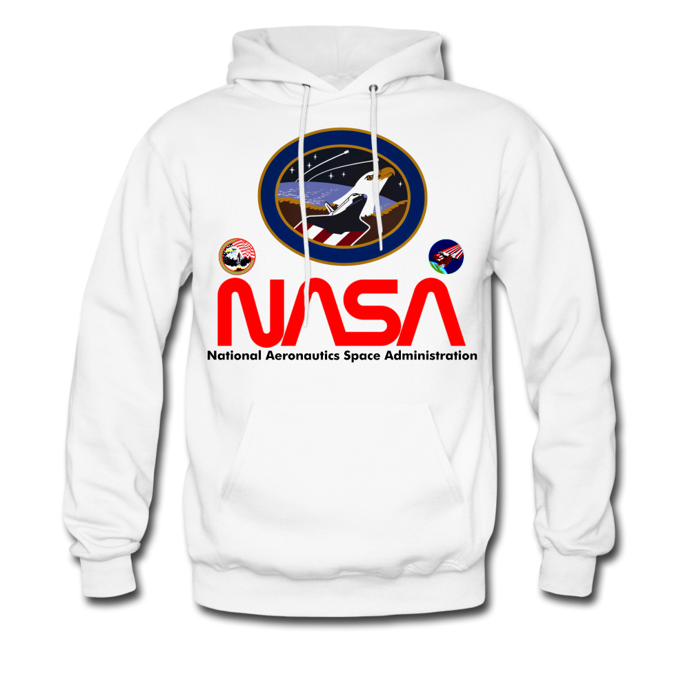 NASA Flying Eagles Hoodie - white