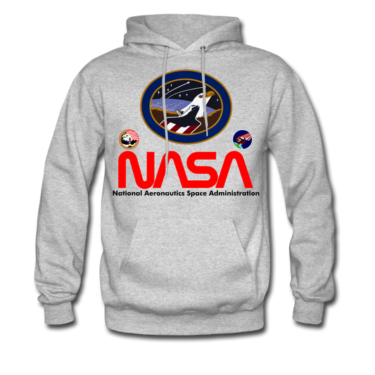 NASA Flying Eagles Hoodie - heather gray