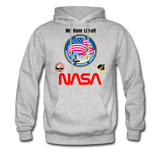 NASA Kennedy Space Center Launch Hoodie - heather gray