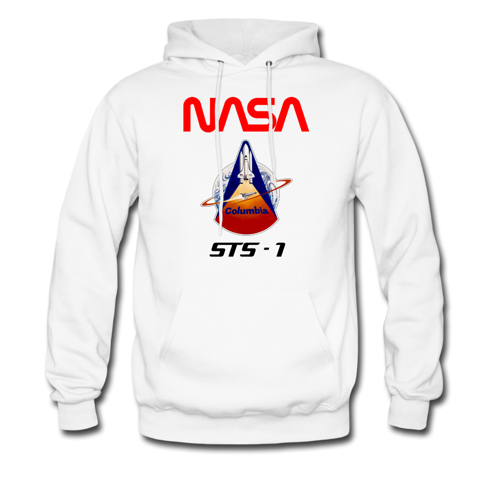 NASA The First Shuttle Hoodie - white