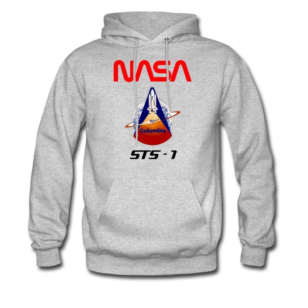 NASA The First Shuttle Hoodie - heather gray