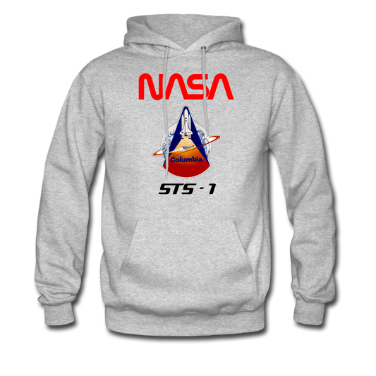 NASA The First Shuttle Hoodie - heather gray