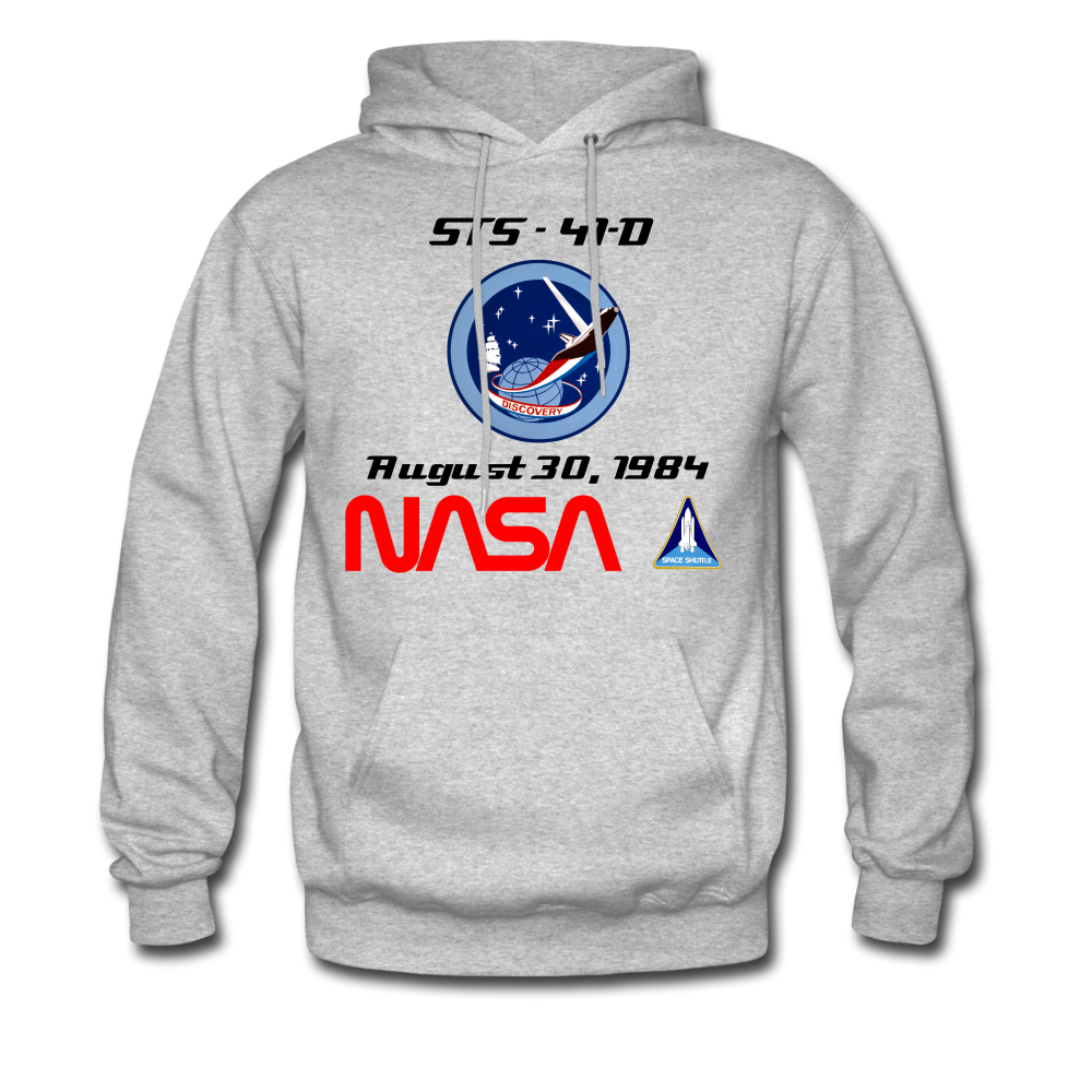 NASA Discovery First Launch Hoodie - heather gray