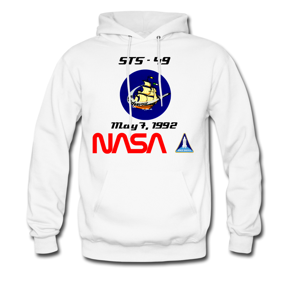 NASA Endeavour's First Launch Hoodie - white