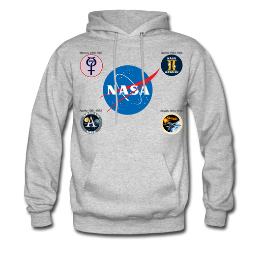 NASA Pre-Shuttle Programs Hoodie - heather gray