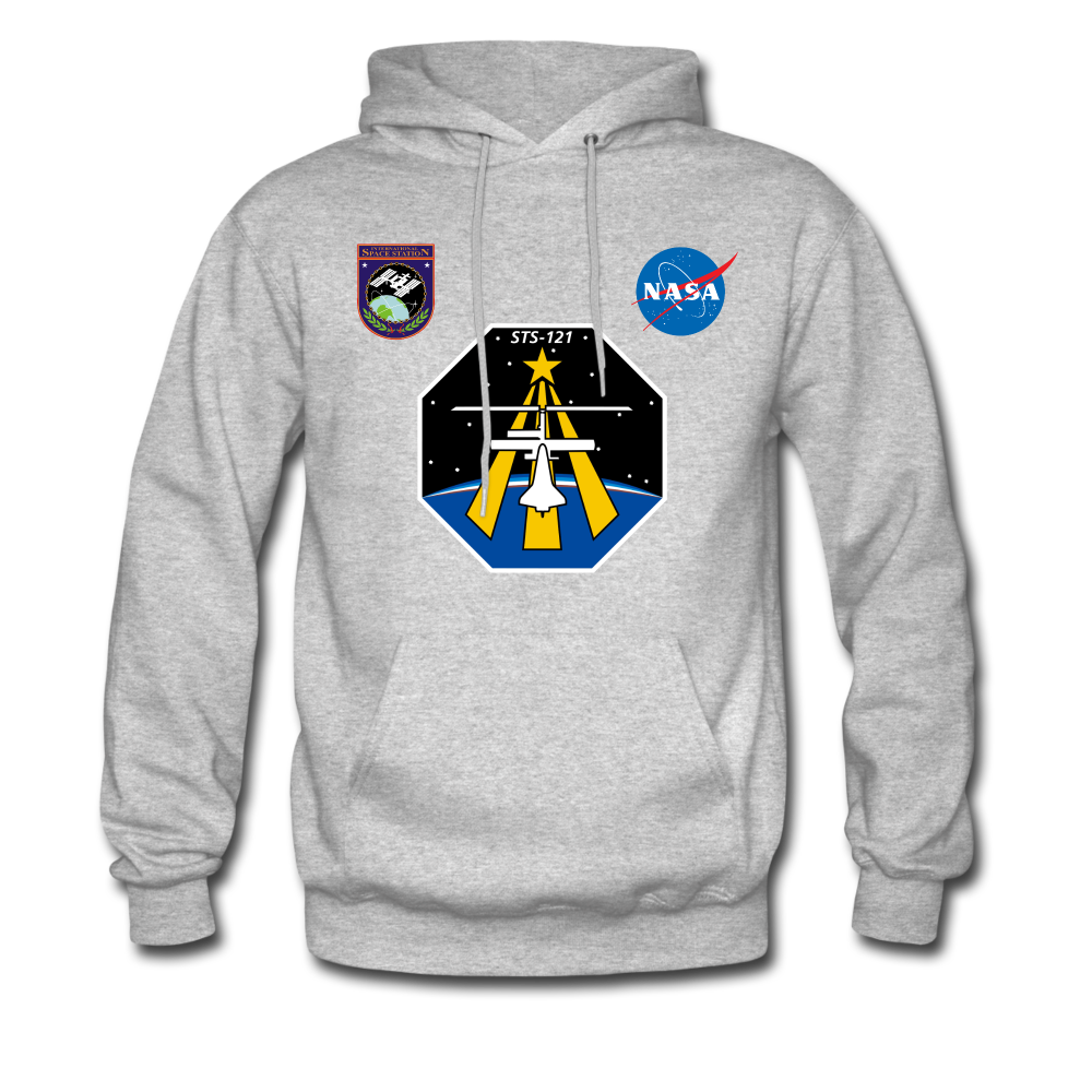 NASA Mission 121 Hoodie - heather gray
