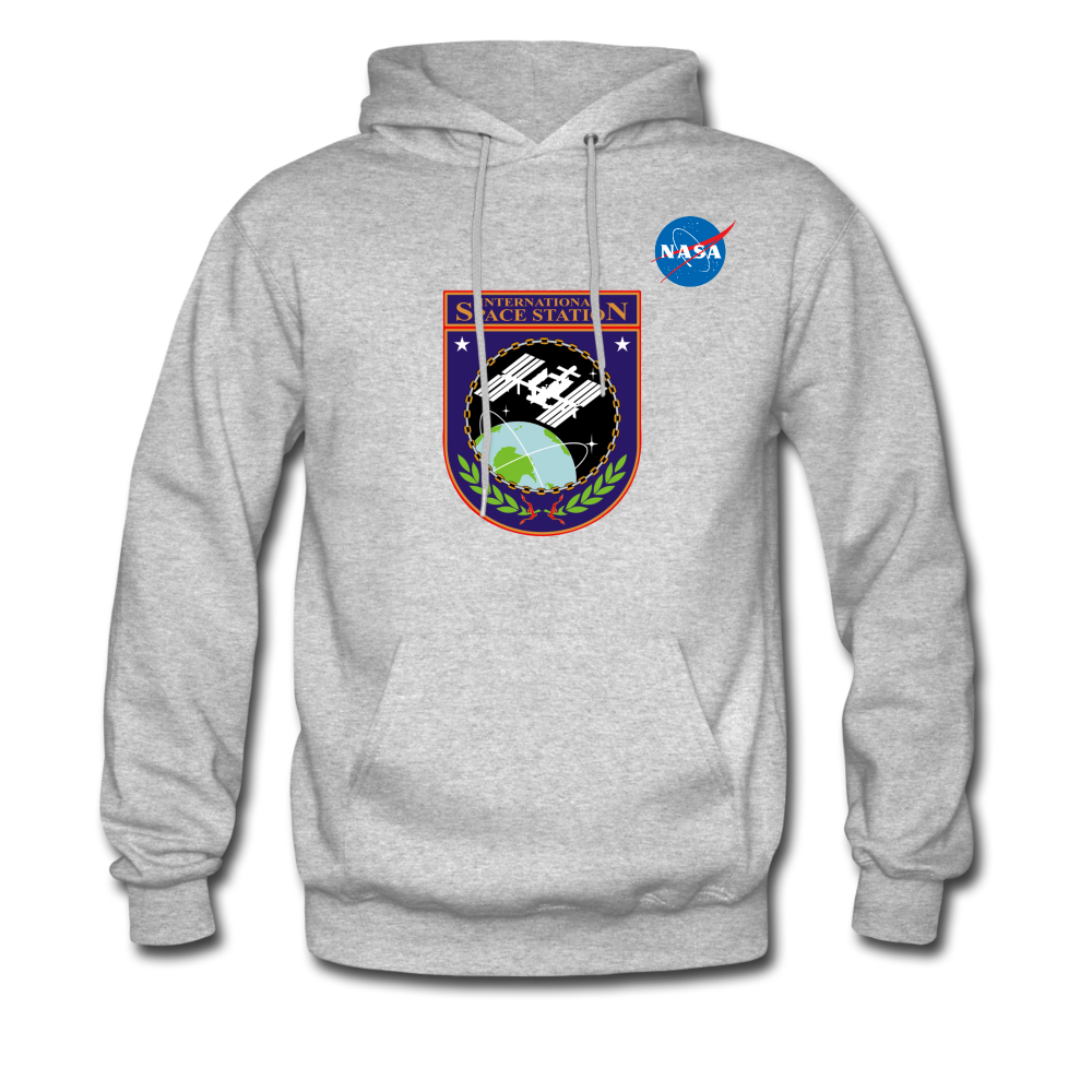 NASA ISS Hoodie - heather gray