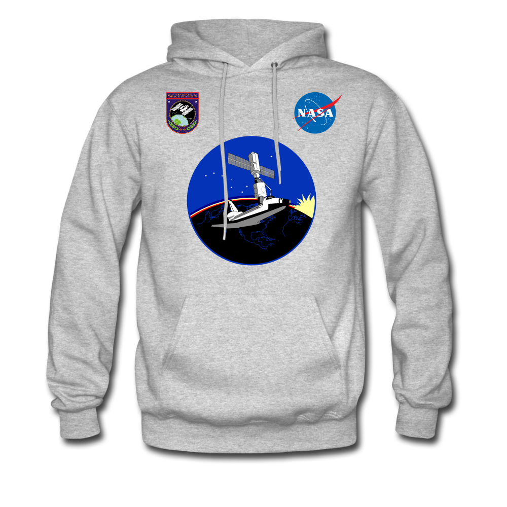 NASA ISS 88 Hoodie - heather gray
