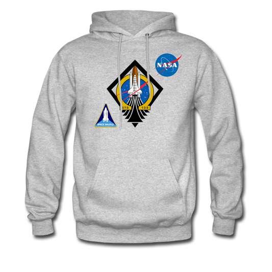 NASA Final Shuttle Mission Hoodie - heather gray