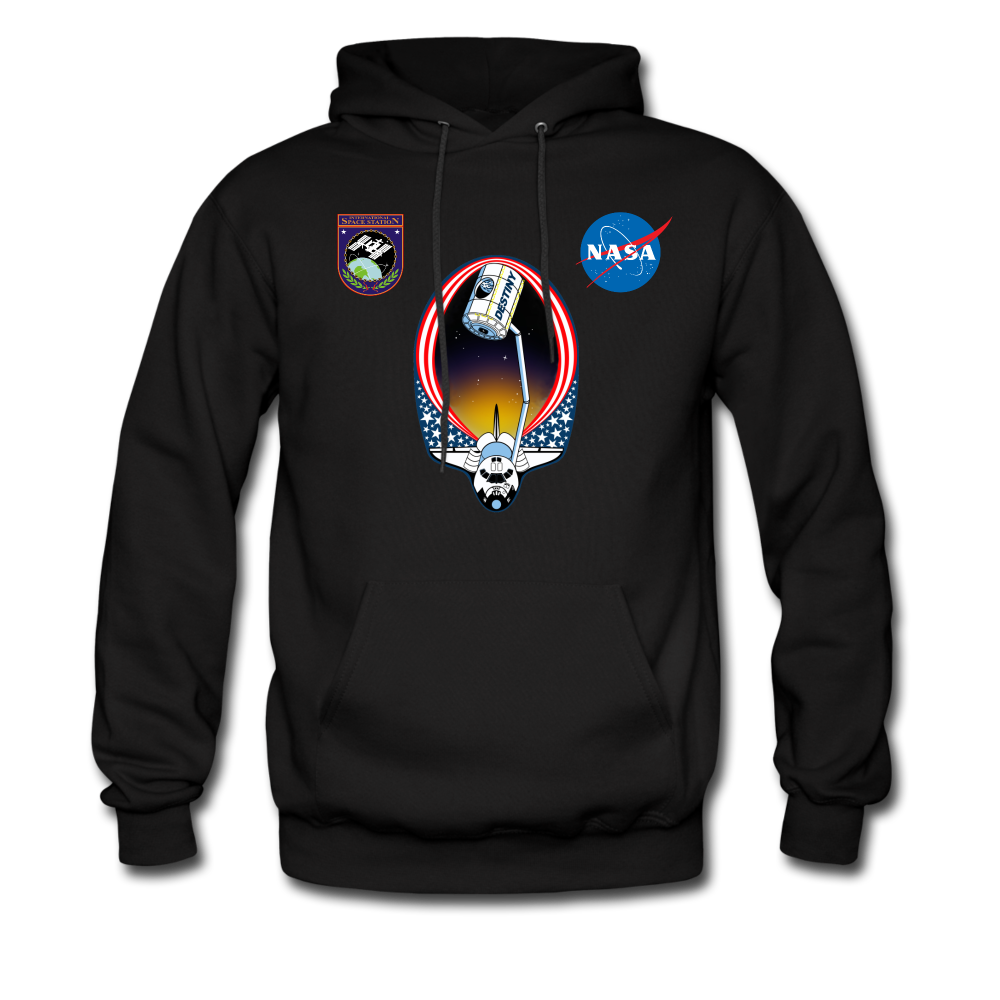 NASA ISS Mission 98 Destiny Hoodie - black