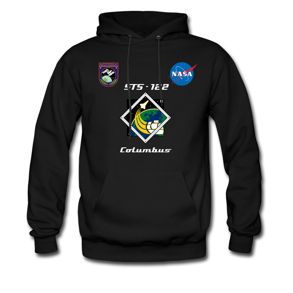 NASA ISS Mission 122 Columbus - black