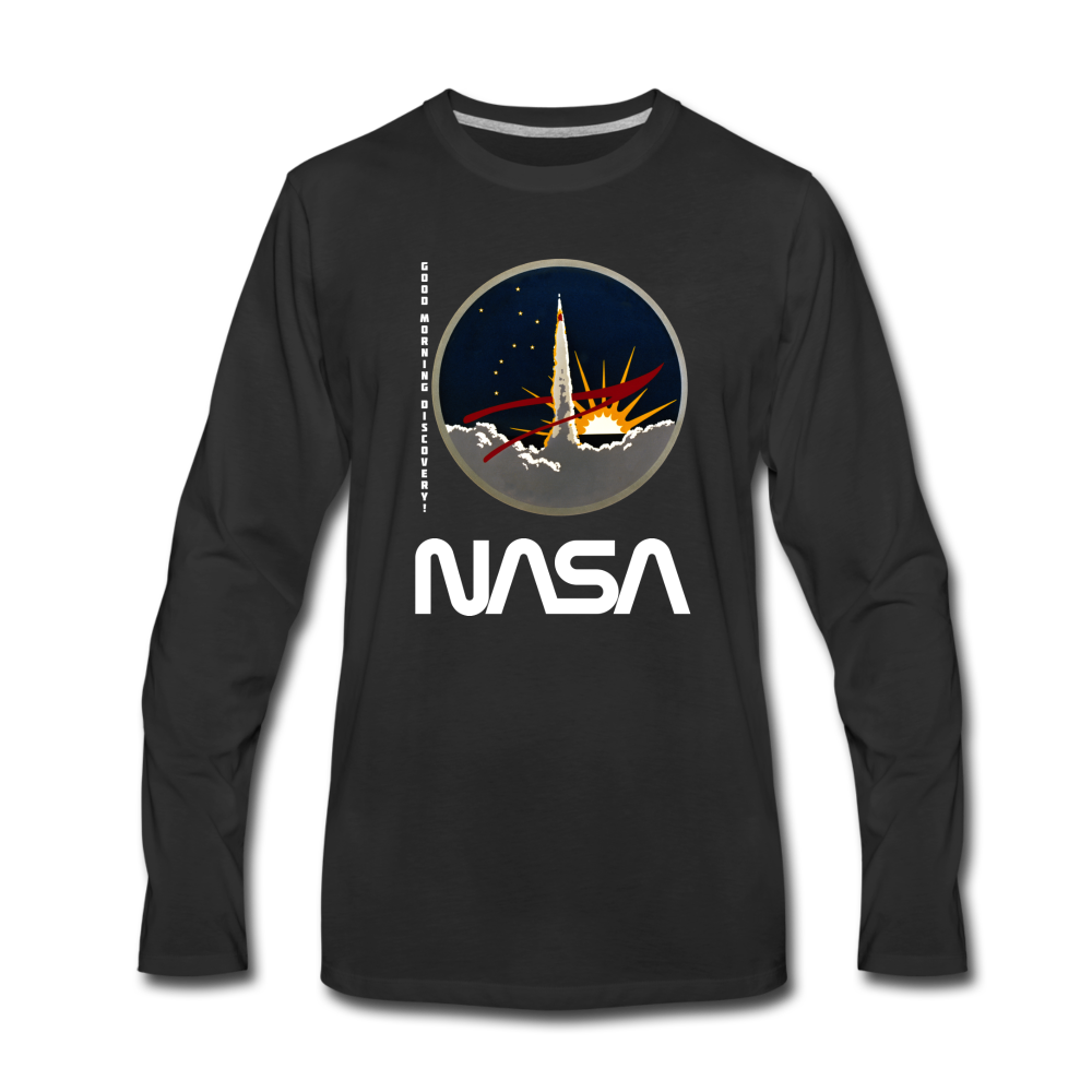 NASA Good Morning Longsleeve - black